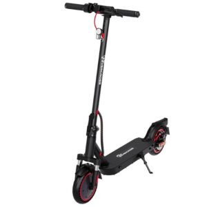 Tragbarer Elektroroller für Erwachsene – 630W Motor, bis zu 16 MPH, 18 Meilen Reichweite, 8,5″ Vollgummireifen, klappbar, LCD-Display, App-Steuerung, Dual-Scheibenbremsen
